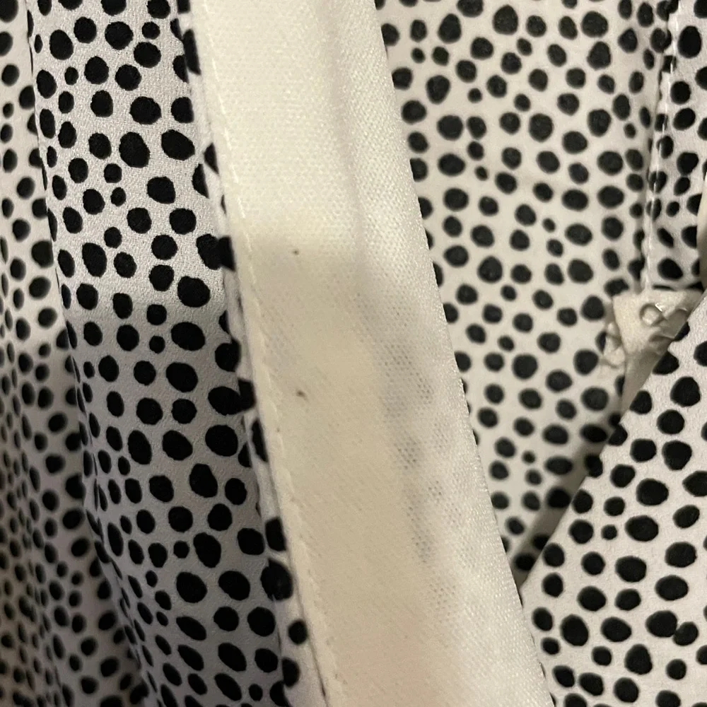 Mon Ami Black and White Spotted dress - Picture 10 of 12